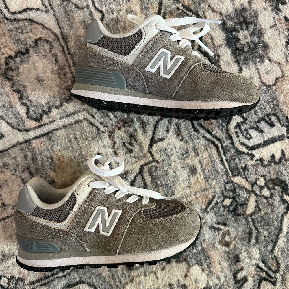 Toddler New Balance Kids' Gray and White Sneakers
